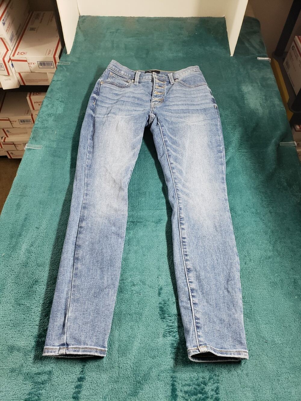 Lucky Brand Jeans Size 2 Womens Blue Stretch Pants High Rise Bridgette Skinny